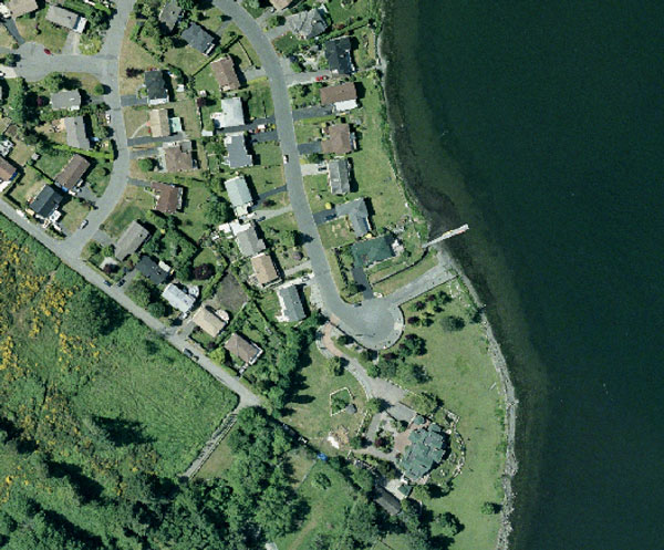 aerial photo of Victoria ocean front bed and breakfast - Birds of a Feather aerial photo of Victoria ocean front bed and breakfast - Birds of a Feather