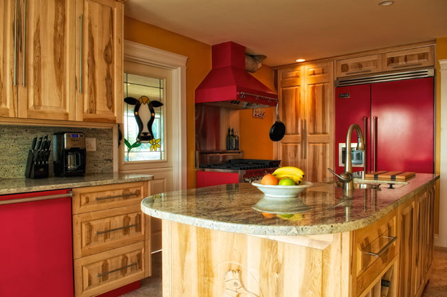West coast modern kitchen at Victoria bed and breakfast