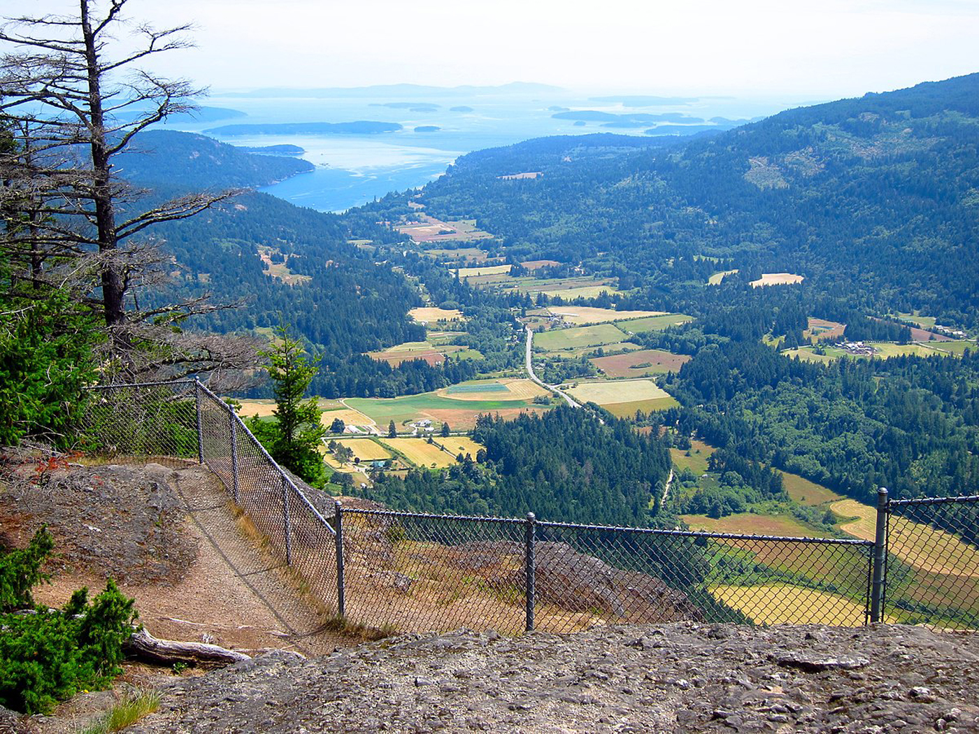 Looking to the south from Mount Maxwell