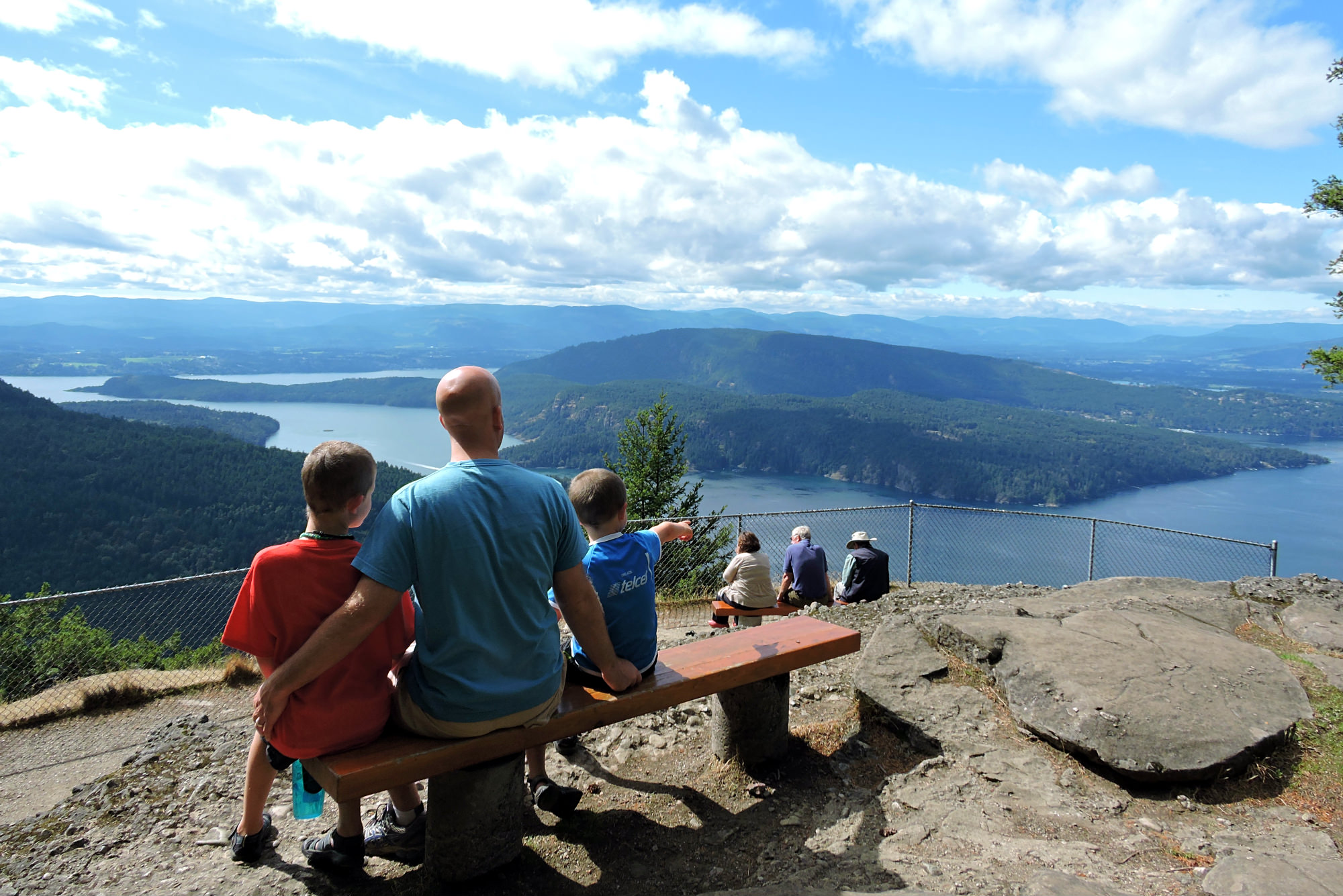 Baynes Peak Lookout on Mount Maxwell on Salt Spring Island