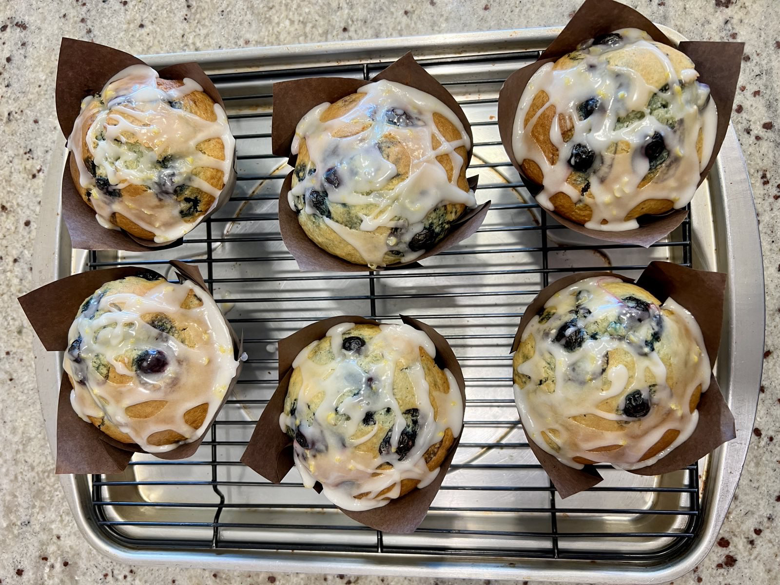Blueberry Lemon Muffins from Paphada's Kitchen Victoria