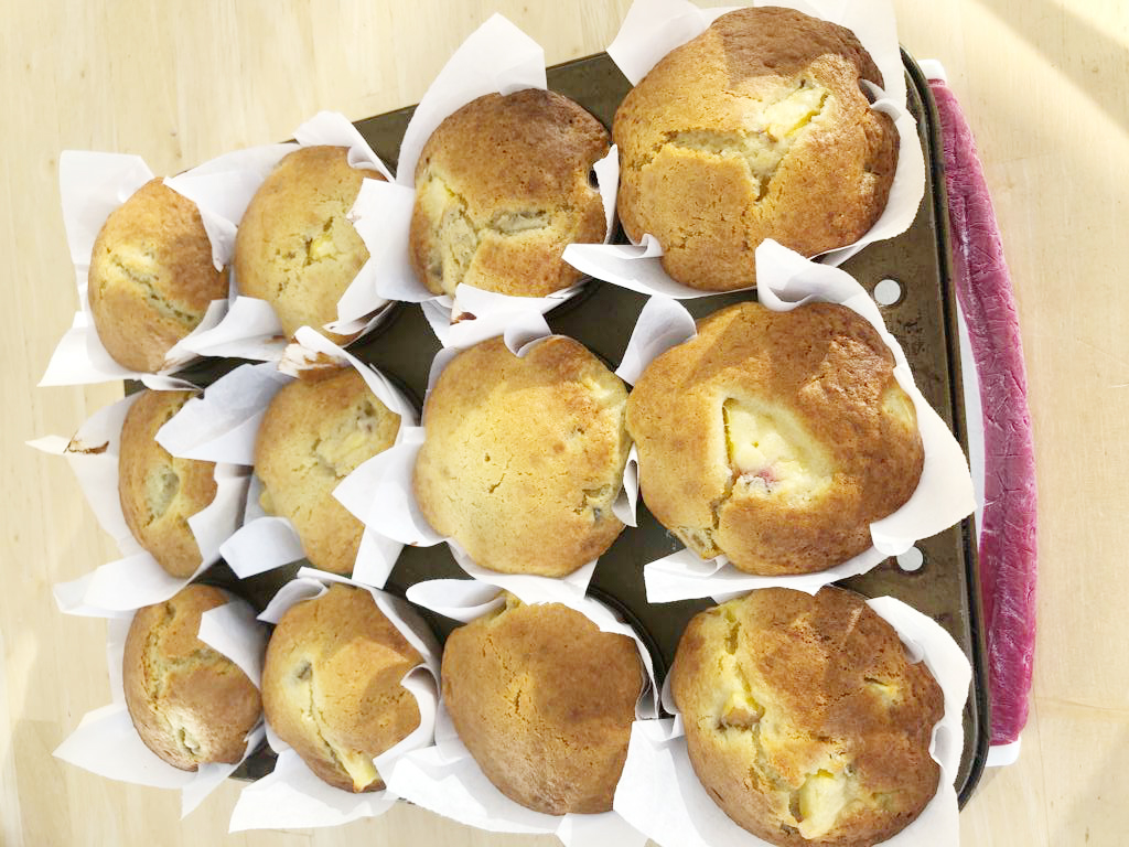 peach muffins Paphada's kitchen